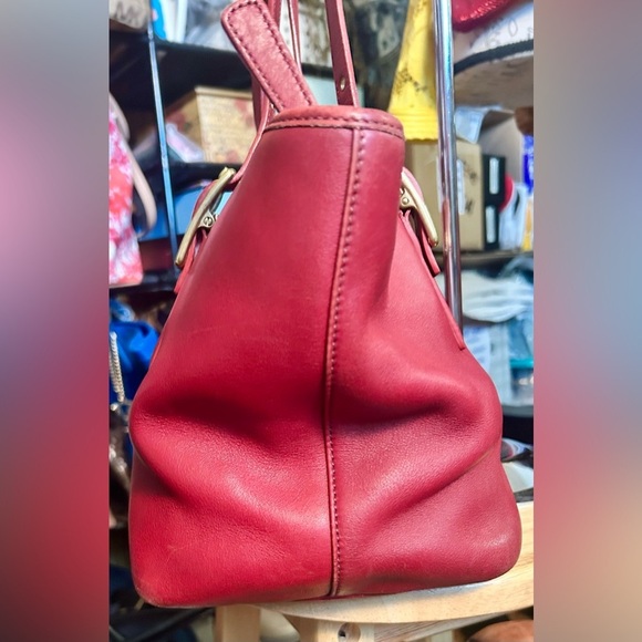 1992 Coach TRUE VINTAGE Red Legacy Market Tote​ - Picture 6 of 15
